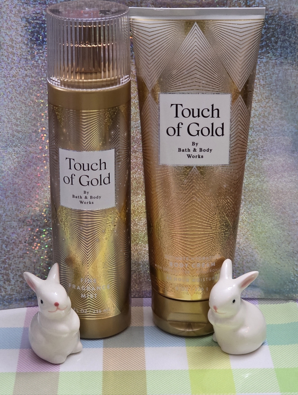 Bath & Body Works Touch of Gold Body Cream & Fragrance Mist Set NEW